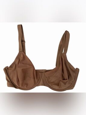 New! 🤎 SKIMS Light Brown Sheer Underwire Bra 34DD NWOT